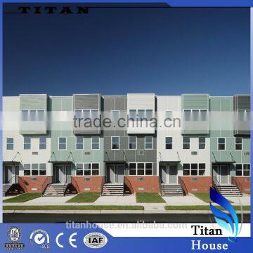 New Design Beautiful Light Steel Prefab Apartments with 3 Storeies