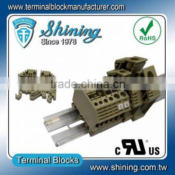 TF-16 Euro Type 600V 65A Screw Clamp 16mm Din Wire Connector photo-6