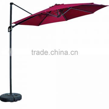 300cm outdoor parasol outdoor living aluminum hanging umbrella