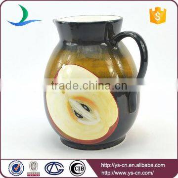 Differnt Fruit Design Decal Ceramic Water Pot Wholesale photo-5