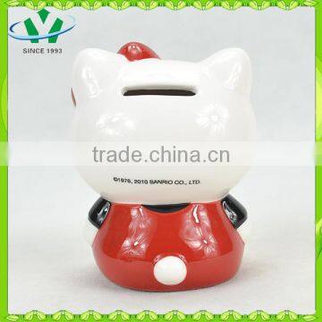Ceramic Piggy Bank for Collect Cute Hello Kitty photo-4