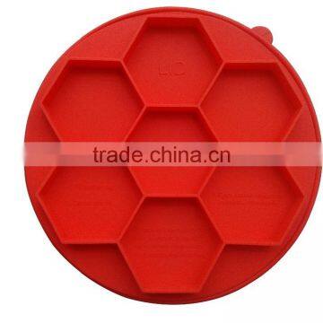 7 in 1 Hexagon Silicone Burger Press,Silicone Hamburger Maker,Silicone Patty Maker photo-2