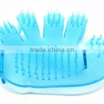 Silicone Pet Dog Cat Bathing Grooming Brush Hand Wearable Pet's Favorite photo-4