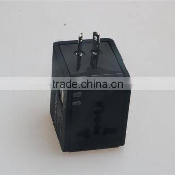 Factory High Quality Universal Travel Adapter With Double USB Charger World Travel Adapter USB Travel Adapter of 1000MA photo-2