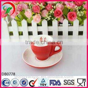 Chaozhou Wholesale Ceramic New Cup Manufacturer, Porcelain Coffee Tea Cup Saucer Set photo-3