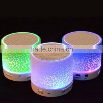 2016 Colorful Dazzle Light Crack Bluetooth Speaker Outdoor Portable Mini Bass Sound Box photo-3