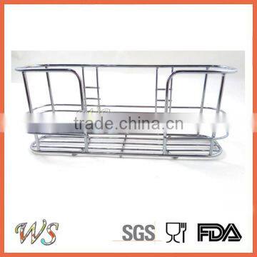WS-SH03 Kitchen Sink Suction Sponge Holder / Soap Holder/Kitchen Rack - Stainless Steel photo-2