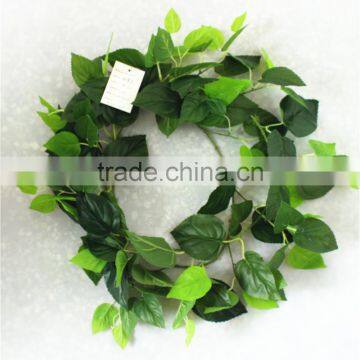 vertical garden wall hanging 240cm Long cheap make fake recycling plastic pe perilla nankinensi vine artificial plant EMX10 3015