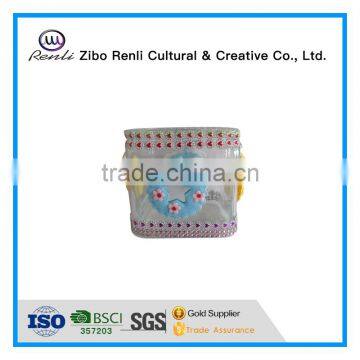 Clear Square Replacement Hand Decorated Glass Candle Holder photo-2