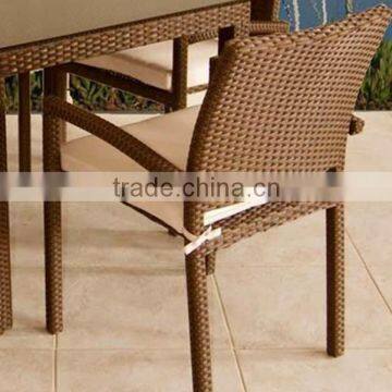 C489 Alibaba Outdoor Furniture Table and Chairs Rattan Cheap Dining Set