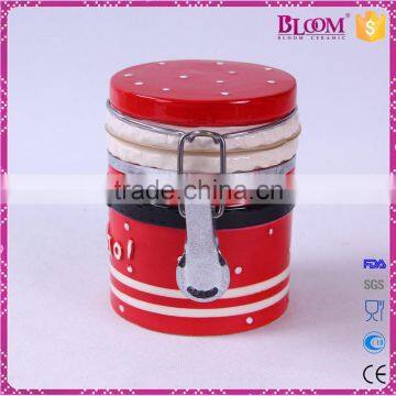 Iron Desgin Ceramic Christmas Wholesale Cookie Jars photo-2