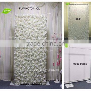 GNW FLW1608025-001 Artificial Flower Backdrop Wall Wedding Decor Flower Backdorp Wall photo-3