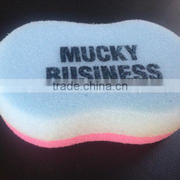 Supply bath sponge cleaning sponge can be printed logo individual packaging