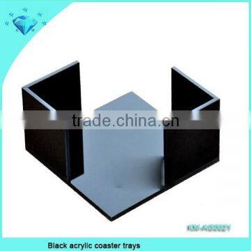 3mm Black Acrylic Desk Storage Boxes photo-3