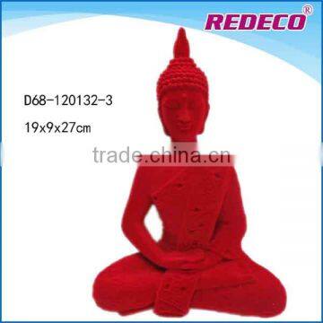 Resin flocked thailand buddha