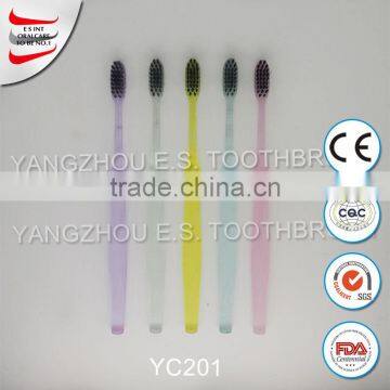 Wholesale Fda Cheap Famous Nature Nano Bamboo Bristle Toothbrush With Names Hotel Travel Disposable Toothbrush With Toothpaste photo-2