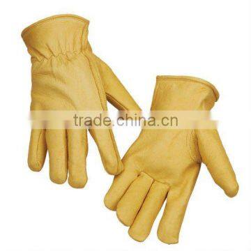 Cowgrain leather safety glove