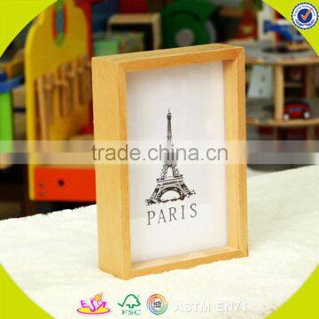2017 Wholesale Kids Wooden Photo Frame Fashion Baby Wooden Photo Frame Hottest Children Wooden Photo Frame W09A040 photo-2