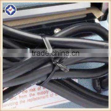 Black PE or PVC Plastic Coated Twist Tie Wire With Single Metal for Wire Cable photo-2