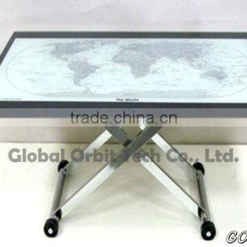 Modern Designs Metal Center Table, Stainless Steel Folding Dining Table photo-3