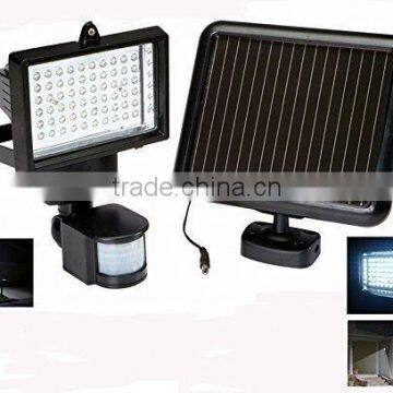 LED SOLAR SECURITY WALL LIGHT, SPOTLIGHT, PIR SENSOR OUTDOOR GARDEN LAMP photo-4