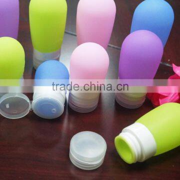 30ml 60ml 90ml Colorful Empty Silicone Travel Refillable Bottle Cosmetic Soft Tube Packing Press photo-6