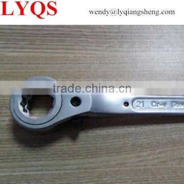 Bent Tail Double Sided Ratchet Wrench