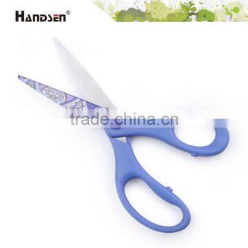 6-1/2" Plastic Handle Printing Coated Scissors photo-2