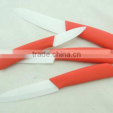 Colorful Antislip Ceramic Kitchen Knives Set 4 Pieces 3 to 6 Inch photo-4