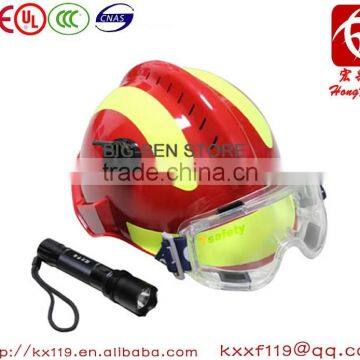 Factory Direct Sale Anti Penetration Fire Fighter Helmet photo-3