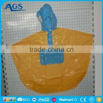 Wholesale waterproof custom kid pvc raincoat