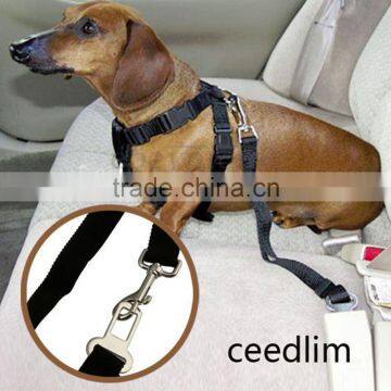 1pcs Adjustable Car Vehicle Auto Seat Safety Belt Seatbelt Harness Lead Clip for Dog Cat Pet Hot Worldwide