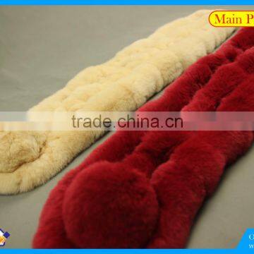 High Quality Knitted Rex-Rabbit Scarf photo-3