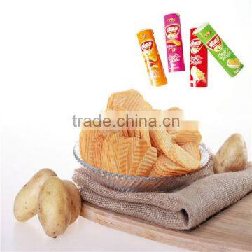 Tube package Oven potato chips