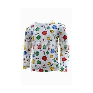 Kid clothing set AOP print tencel fabric for high quality
