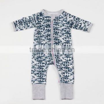 Wholesale Kids Clothes Baby Romper Fish Printed 2017 photo-4