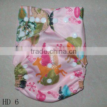 Beautiful printed cheap PUL Baby Modern Cloth nappies