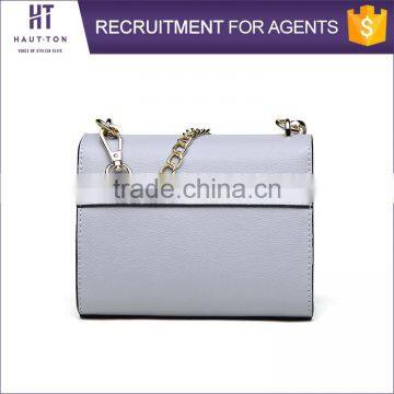 New Style Fashion Woman Genuine Split Cow Leather Messenger Bag Top Selling Casual Ladies Chain Shoulder Bag For Sale