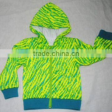 New Style professional 100% polyester fleece child wear 240g brushed inside
