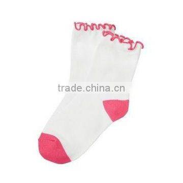 Wholesale lace cotton sock crazy socks ,