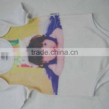 Baby Romper 100% Cotton With Full Sublimation Print in Front. No Minimums Required! photo-2