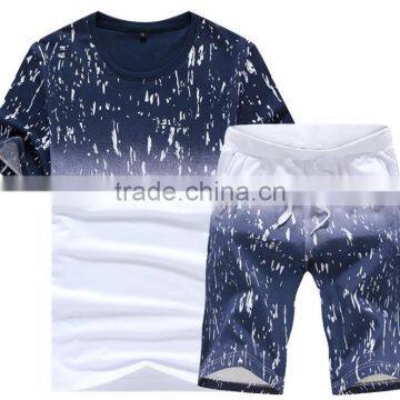 zm35530a casual big size clothing mens matching short sleeve shirts and shorts