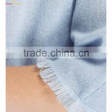 100% Cashmere Knitted Sweater Women Fashion Poncho photo-4