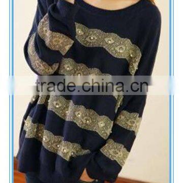 2014 fashion knitted ladies sweater HD1710