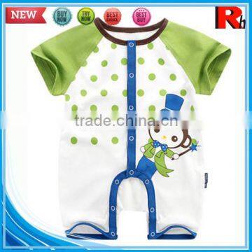 China Import Short Sleeve Cotton Wholesale Used Funny Babies Clothes photo-2