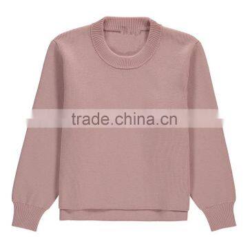 2017 hot sale girls' fleece pullover pink hoodie