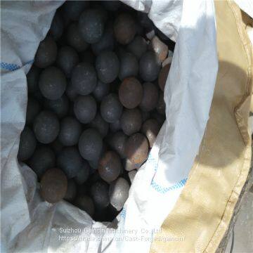 dia.60mm forged grinding media steel balls for mining mill