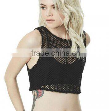 Runwaylover 5260 Hot Sale Ladies Sexy Big Hollow Crop Top