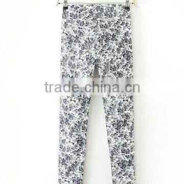 EY0029L Always Autumn Print Milk Silk Woman Winter Leggings photo-2