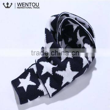 Hot Sale Cotton Knitted Kids Autumn Warm Scarf photo-2